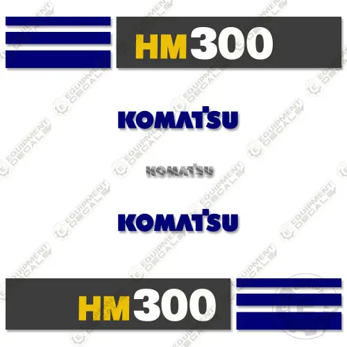 Fits Komatsu Hm300-1 Decal Kit Articulated Dump Truck 1