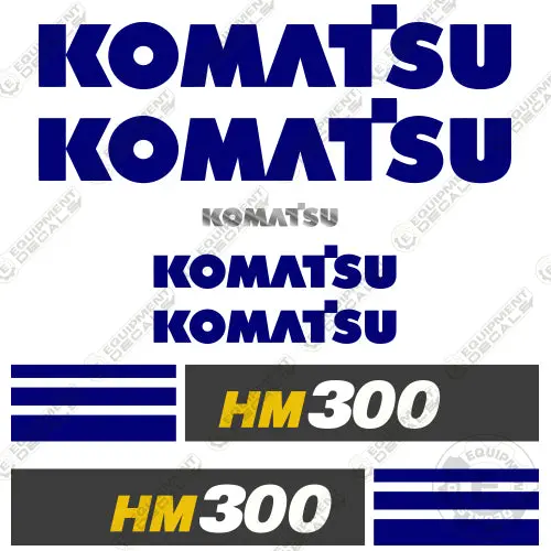 Fits Komatsu Hm300-5 Decal Kit Articulated Dump Truck 1