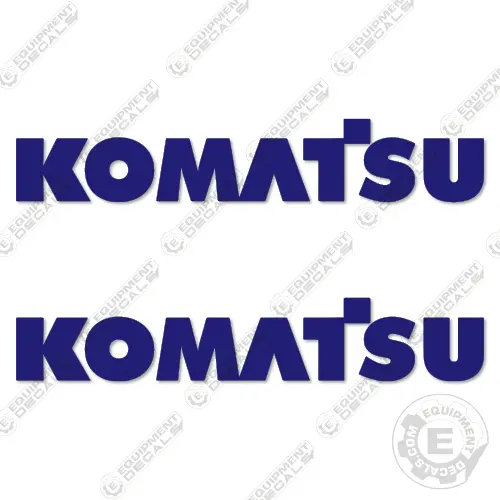 Fits Komatsu Logos (Set Of 2) Dump Truck Hm Series 1