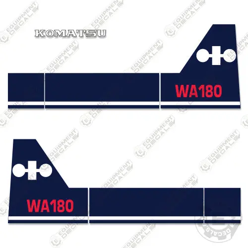 Fits Komatsu Wa180-1 Decal Set Wheel Loader 1