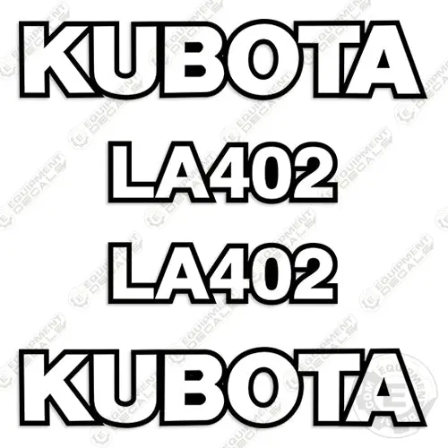 Fits Kubota La402 Decal Kit Front-End Loader Attachment 1