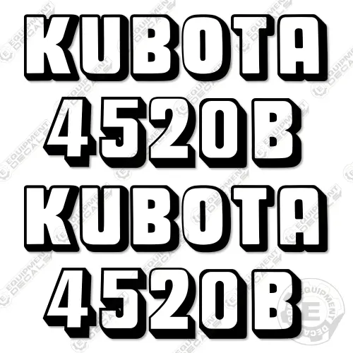 Fits Kubota 4520B Decal Kit Tractor 1