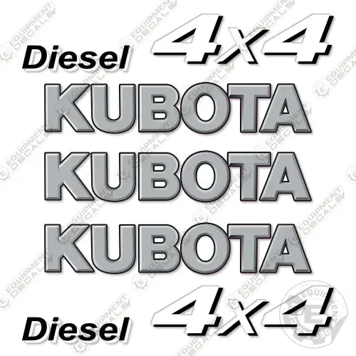 Fits Kubota 4X4 Rtv 1100 Xt Utility Vehicle Replacement Decals 1