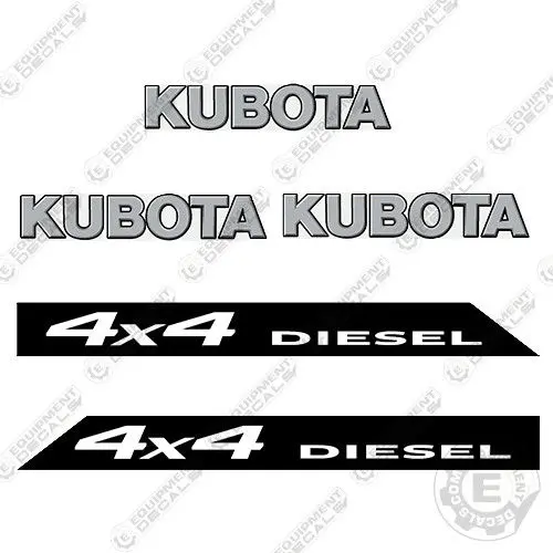 Fits Kubota 4X4 Rtv 900 Xt Utility Vehicle Replacement Decals 1