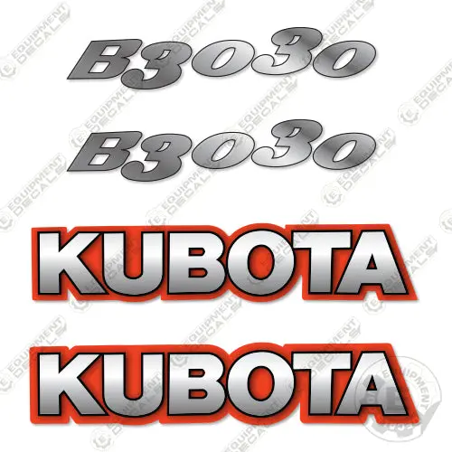 Fits Kubota B3030 Decal Kit Tractor 1