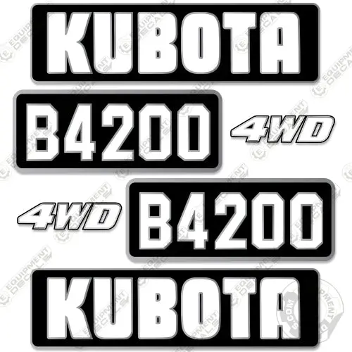 Fits Kubota B4200 Decal Kit Tractor 1