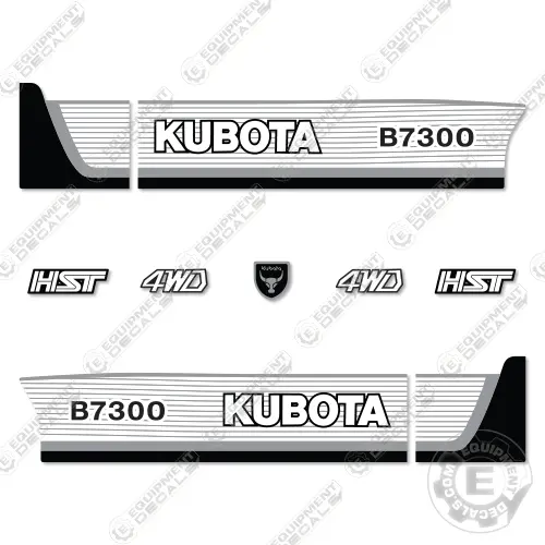 Fits Kubota B7300 Decal Kit Tractor 1