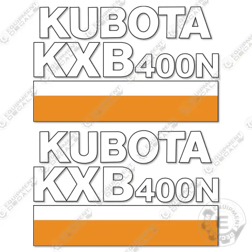 Fits Kubota Kxb400n Decal Kit Hammer 1