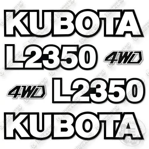 Fits Kubota L2350 Decal Kit Tractor 1