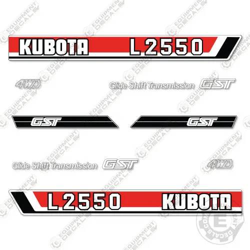 Fits Kubota L2550 Decal Kit Tractor 1