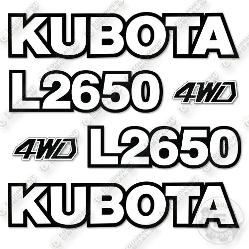 Fits Kubota L2650 Decal Kit Tractor 1