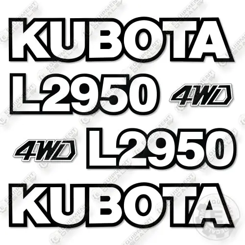 Fits Kubota L2950 Decal Kit Tractor 1