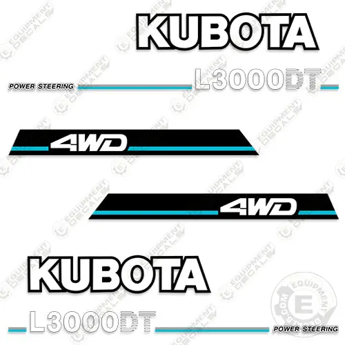 Fits Kubota L3000dt Decal Kit Tractor 1