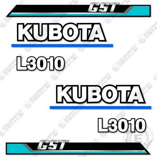 Fits Kubota L3010 Gst Decal Kit Utility Tractor 1