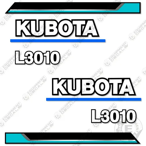 Fits Kubota L3010 Decal Kit Utility Tractor 1