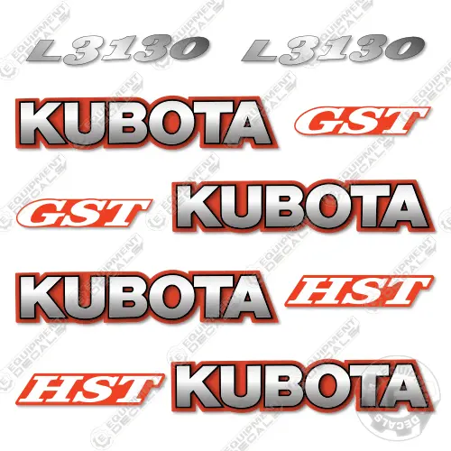 Fits Kubota L3130 Decal Kit Tractor 1