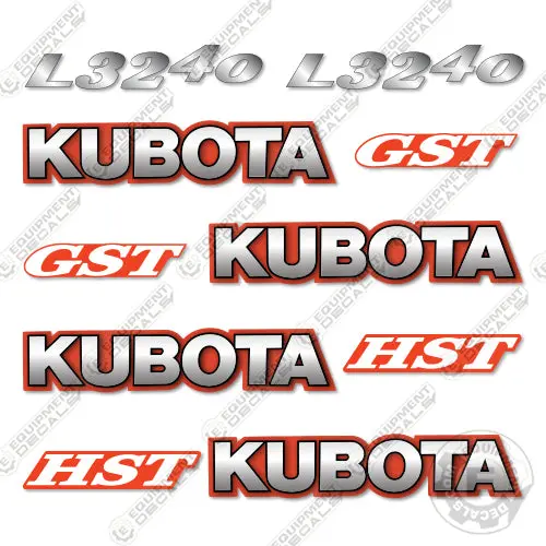 Fits Kubota L3240 Decal Kit Tractor 1