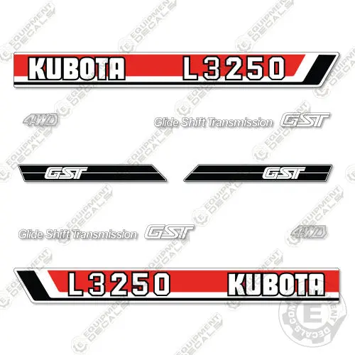 Fits Kubota L3250 Decal Kit Tractor 1
