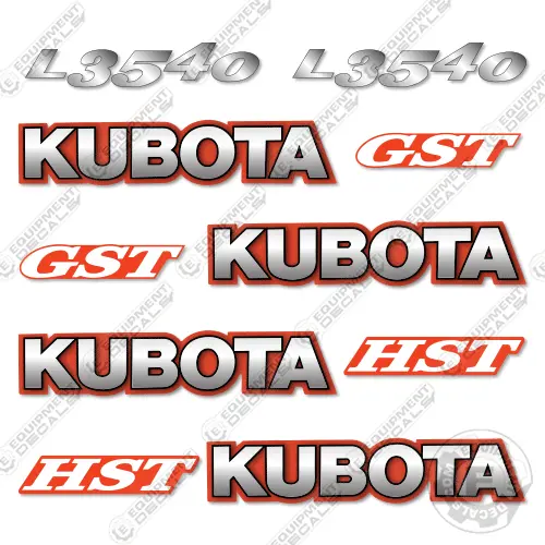 Fits Kubota L3540 Decal Kit Tractor 1