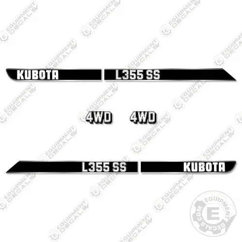 Fits Kubota L355 Ss Decal Kit Tractor 1