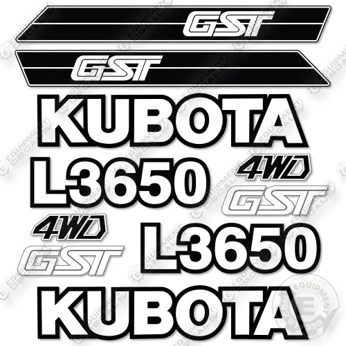 Fits Kubota L3650 Decal Kit Tractor 1