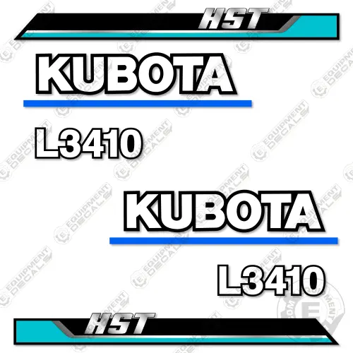 Fits Kubota L3410 Hst Decal Kit Utility Tractor 1