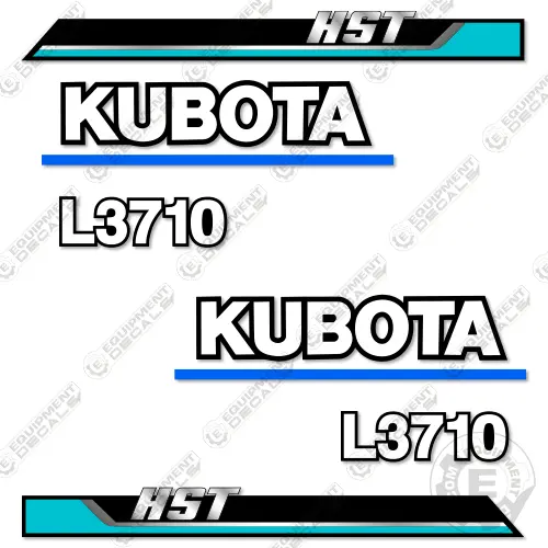 Fits Kubota L3710 Decal Kit Utility Tractor ( Hst Version) 1