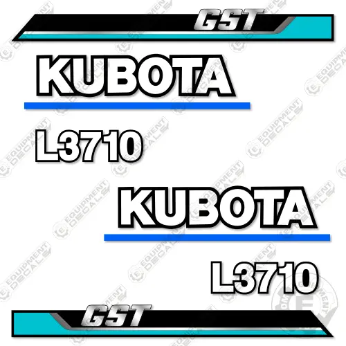 Fits Kubota L3710 Decal Kit Utility Tractor (Gst Version) 1