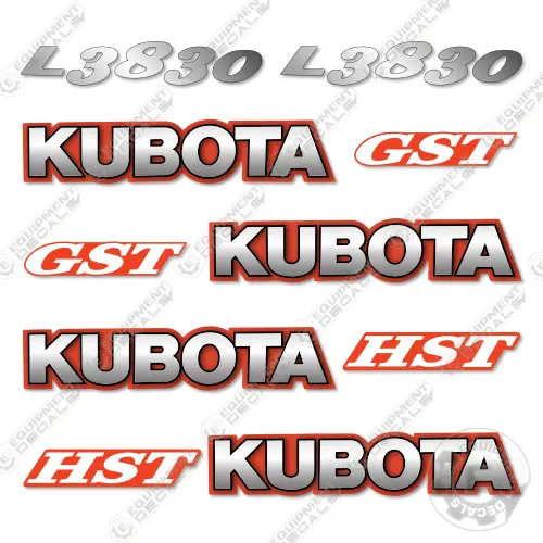 Fits Kubota L3830 Decal Kit Tractor 1