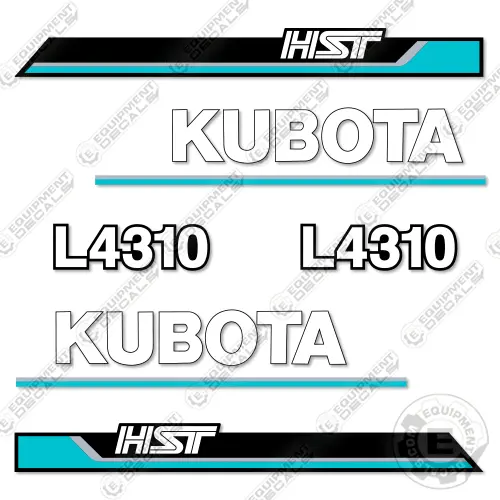 Fits Kubota L4310 Hst Decal Kit Utility Tractor 1