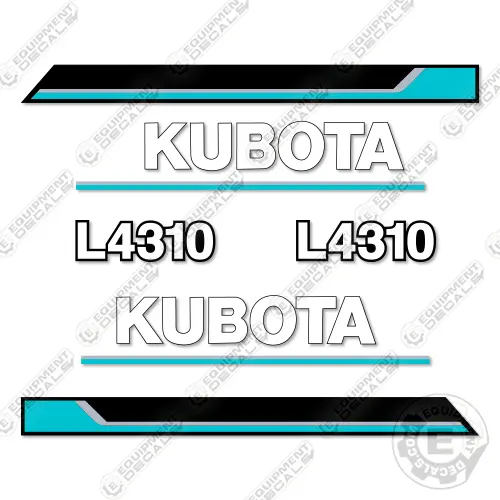 Fits Kubota L4310 Decal Kit Utility Tractor 1