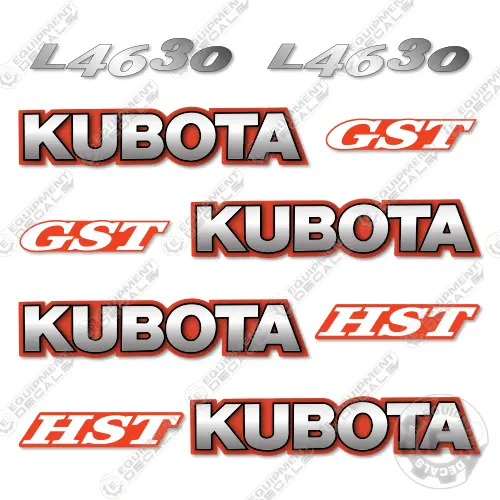 Fits Kubota L4630 Decal Kit Tractor 1