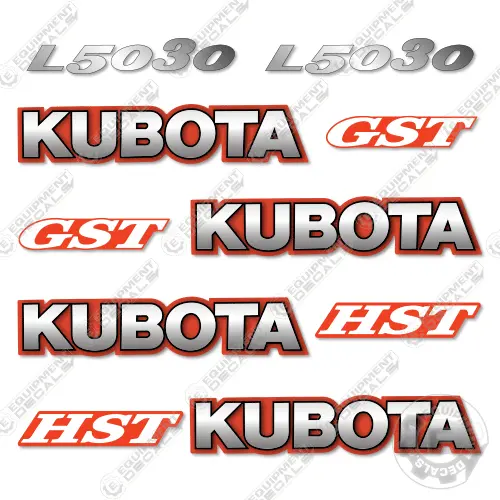 Fits Kubota L5030 Decal Kit Tractor 1