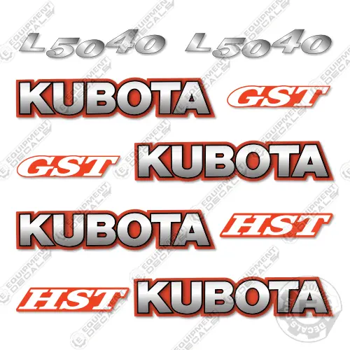 Fits Kubota L5040 Decal Kit Tractor 1