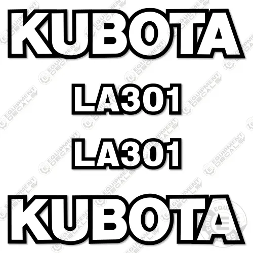 Fits Kubota La301 Decal Kit Tractor Front End Loader Attachment 1