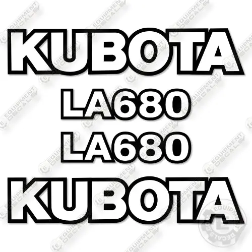 Fits Kubota La680 Decal Kit Tractor 1