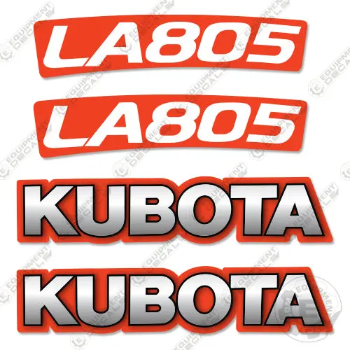 Fits Kubota La805 Decal Kit Utility Tractor 1