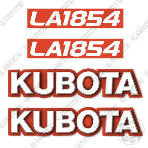 Fits Kubota La1854 Decal Kit Utility Tractor 1