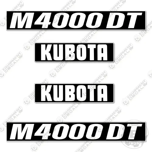Fits Kubota M4000dt Decal Kit Tractor 1