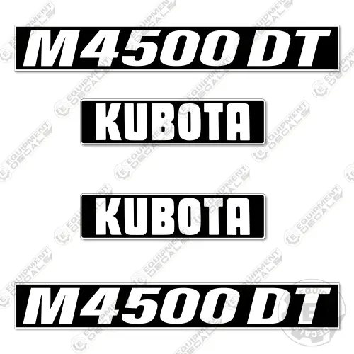 Fits Kubota M4500dt Decal Kit Tractor 1