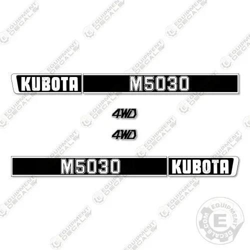 Fits Kubota M5030 Decal Kit Tractor 1