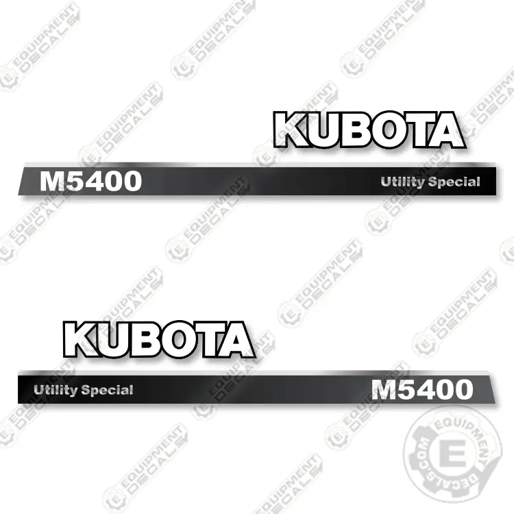 Fits Kubota M5400 Decal Kit Tractor (Utility Special) 1