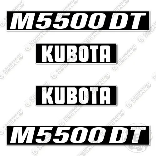 Fits Kubota M5500dt Decal Kit Tractor 1