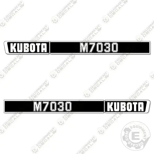 Fits Kubota M7030 Decal Kit Tractor 1
