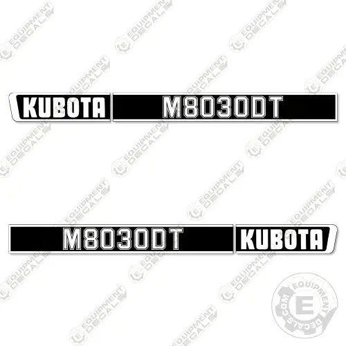 Fits Kubota M8030dt Decal Kit Tractor 1