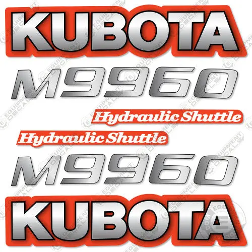 Fits Kubota M9960 Decal Kit Tractor 1