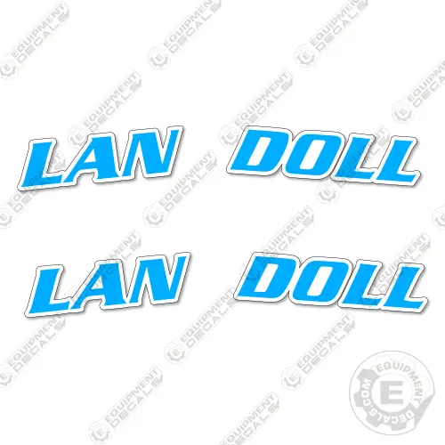 Fits Lan Doll Trailer Decal Kit - 50" Wide 1