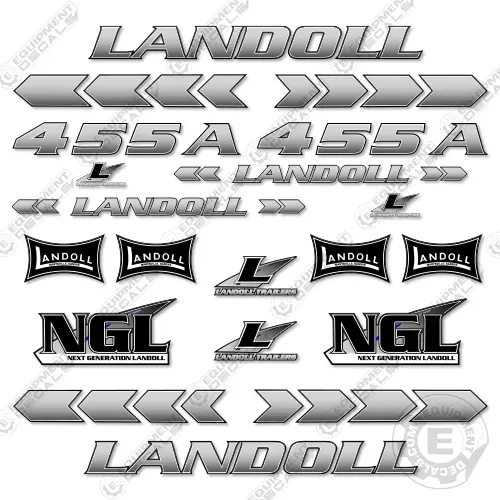 Fits Landoll 455A Decal Kit Trailer 1