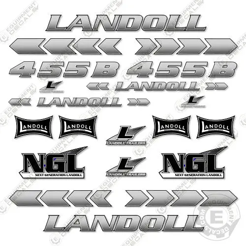 Fits Landoll 455B Decal Kit Trailer 1