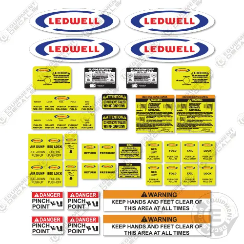 Fits Ledwell Decal Kit Trailer 1